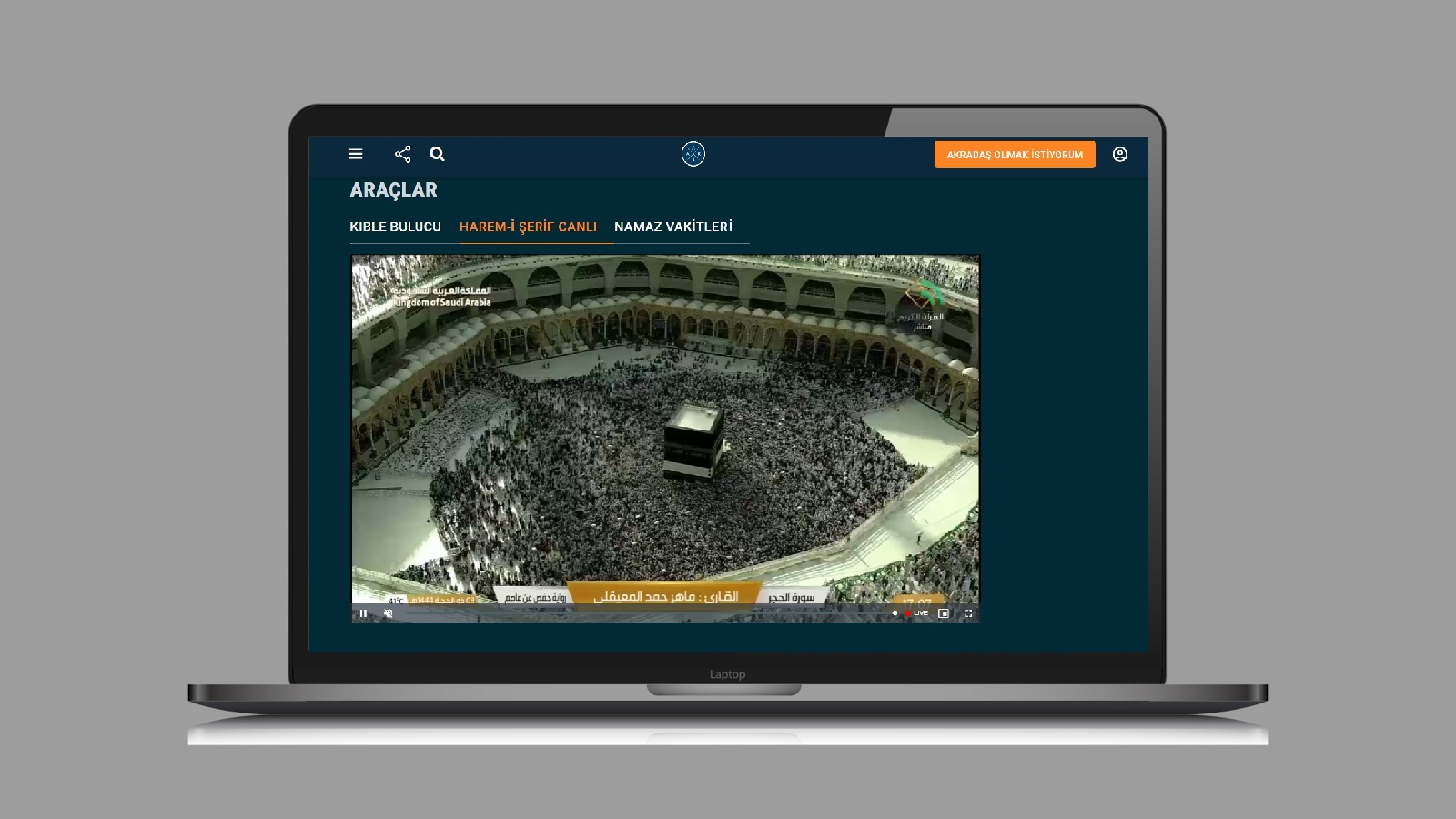 Kabe‘yi canlı izleyin