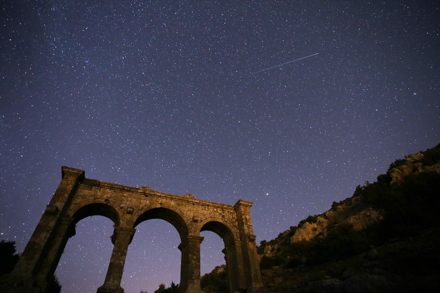 Meteor yağmuru böyle görüntülendi