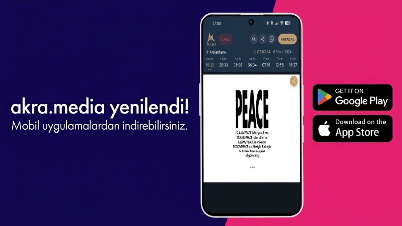 Akra Media Mobil Uygulaması Yenilendi